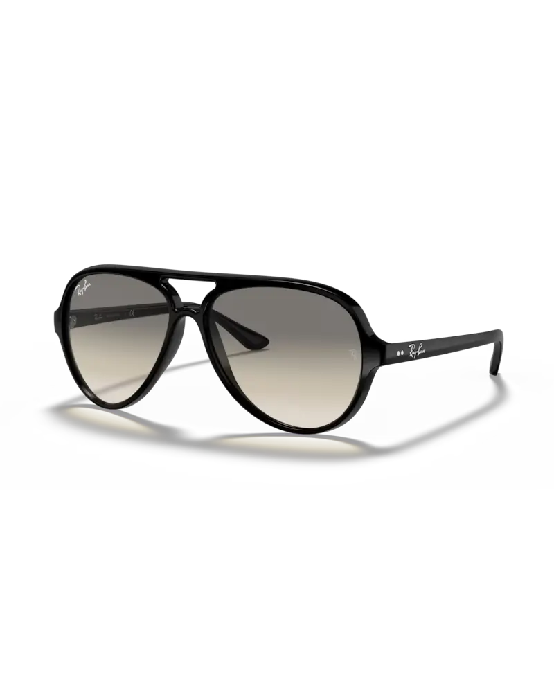 Polished Black and Light Grey Gradient Cats 5000 Sunglasses