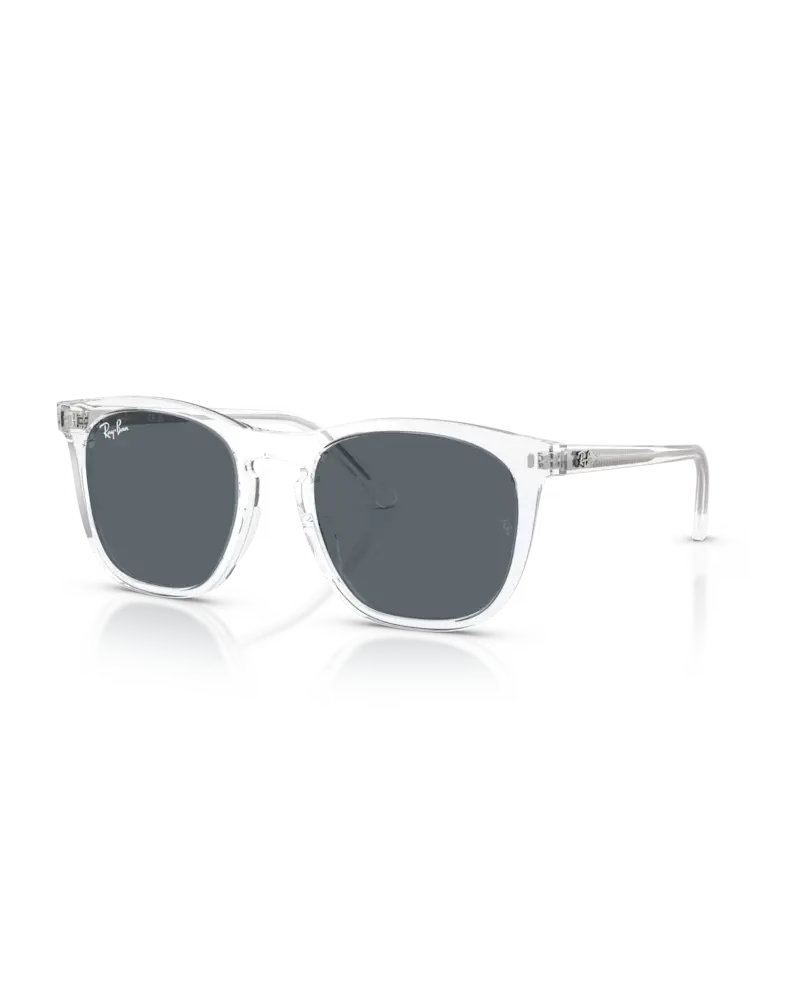 Polished Transparent and Blue RB2210 Sunglasses