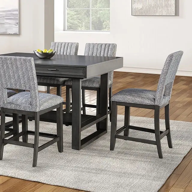 Potton Counter-Height Dining Table – Industrial Style