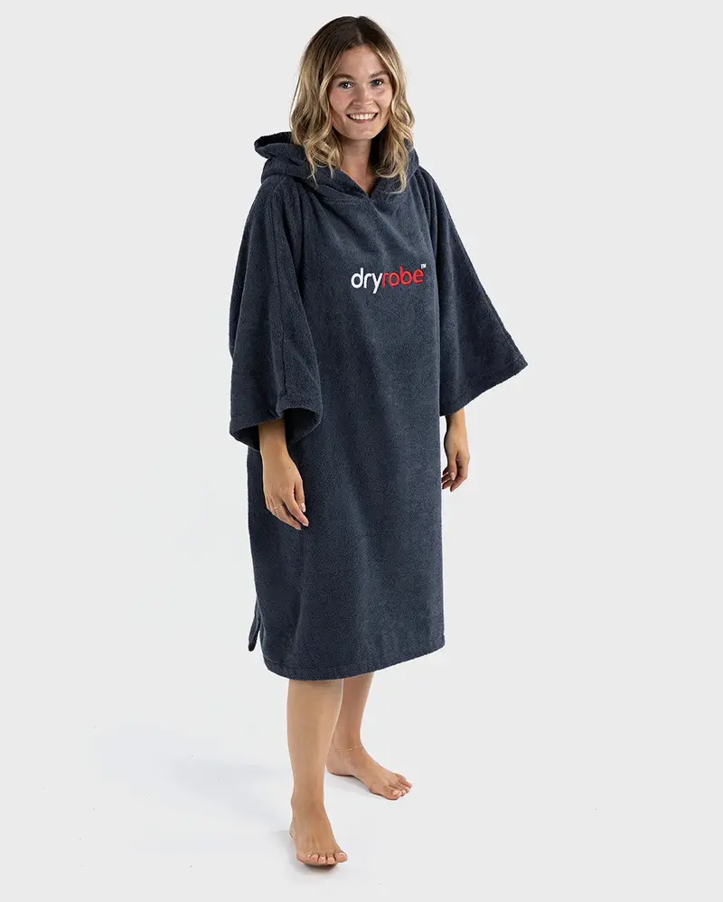 Premium Organic Cotton Towel in Navy Blue