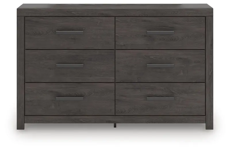 Prendonea 6-Drawer Wooden Dresser