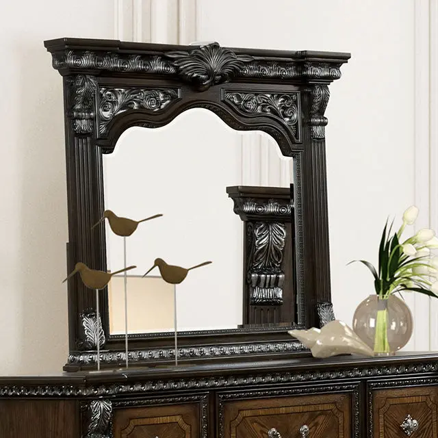 Promenade Leaner Mirror – Contemporary Wood Frame