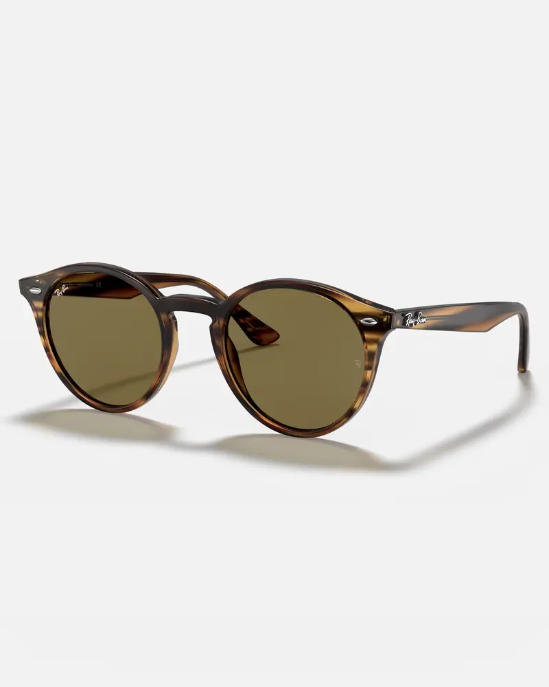 RB2180 Striped Red Havana Sunglasses