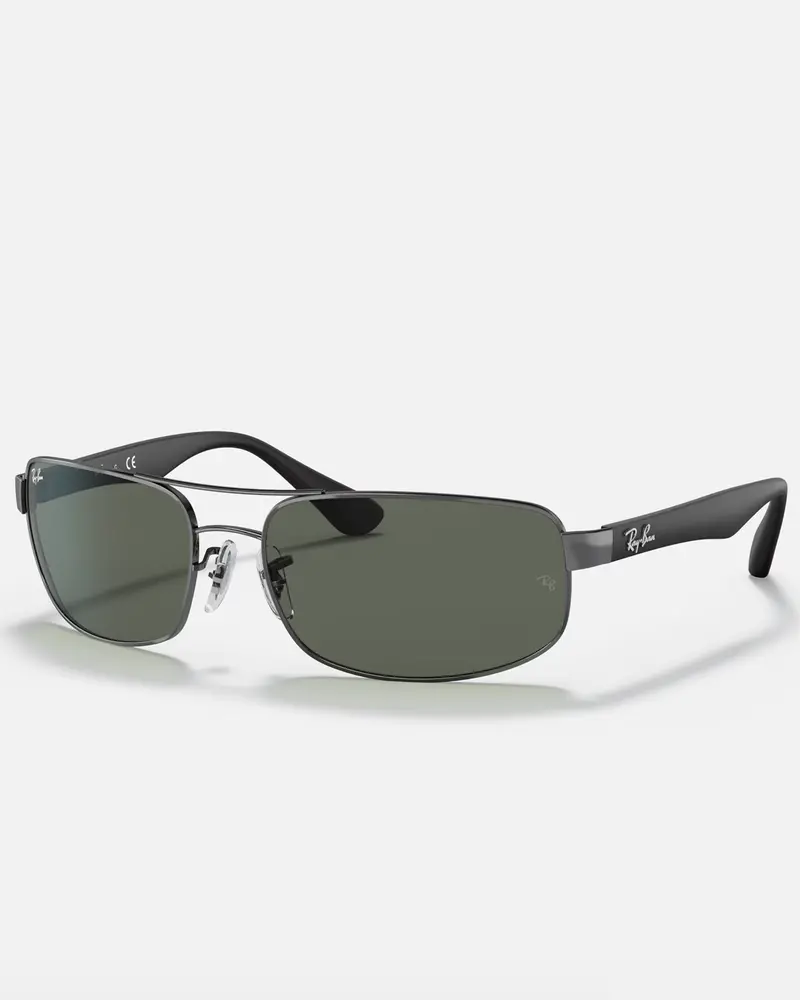 RB3445 Gunmetal-and-Black Sunglasses