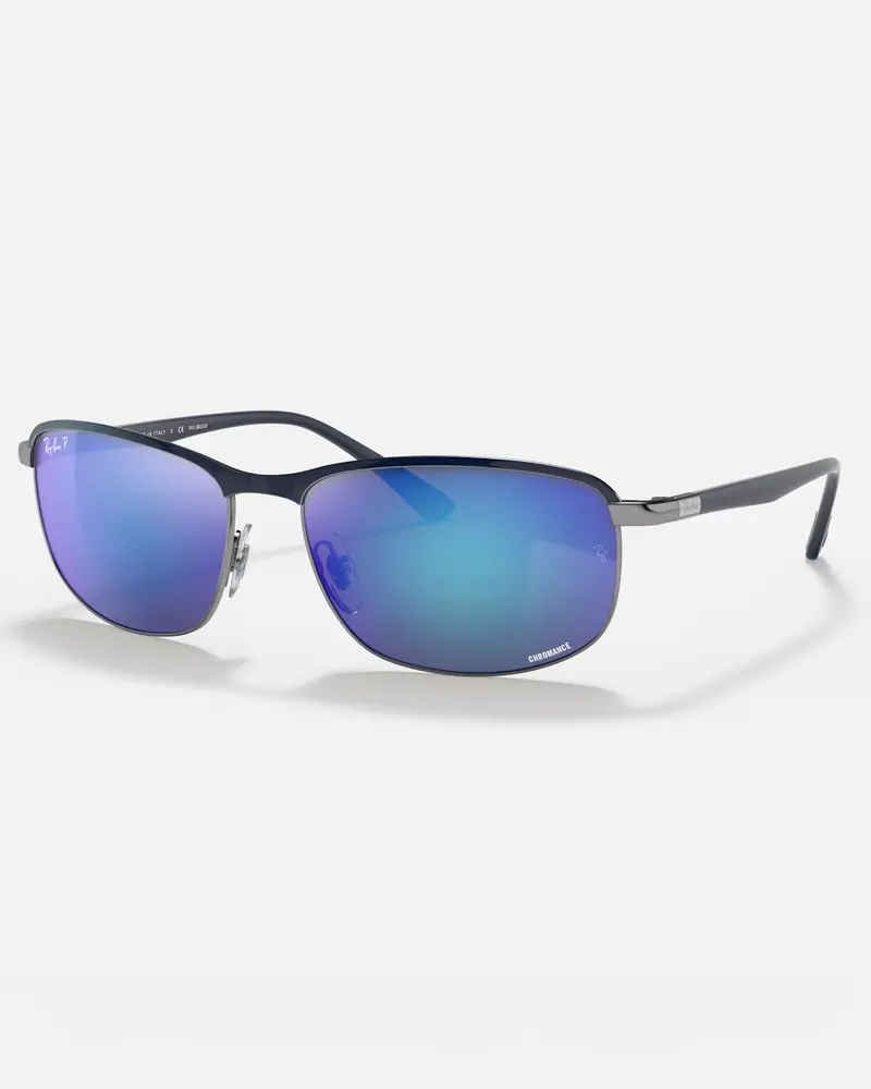RB3671CH Blue-and-Gunmetal Dual-Tone Sunglasses