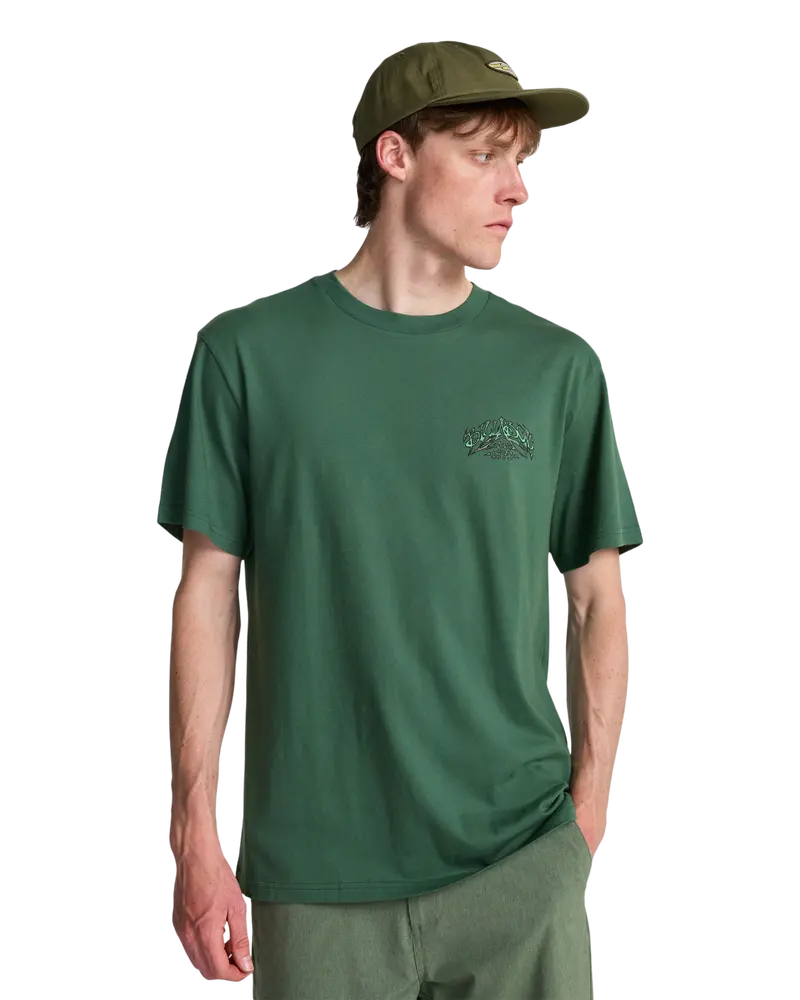 Re Issue Graphic T-Shirt in Emerald Green