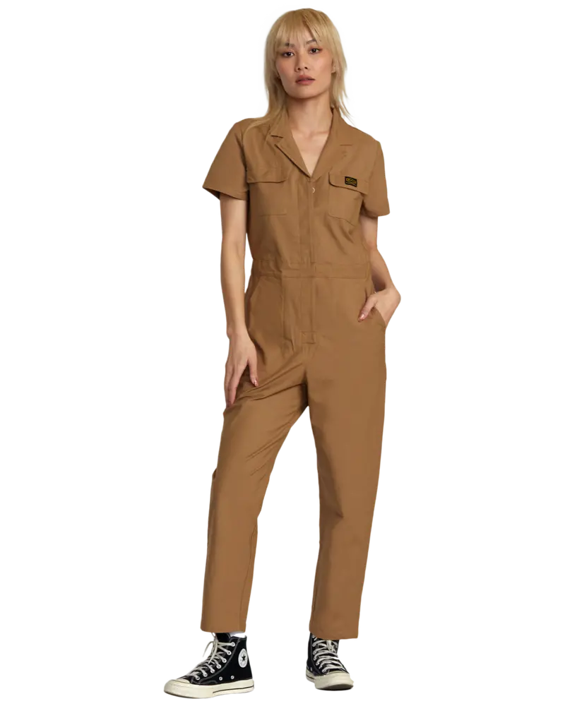 Recession Wrap-Style Jumpsuit – Ermine Cream
