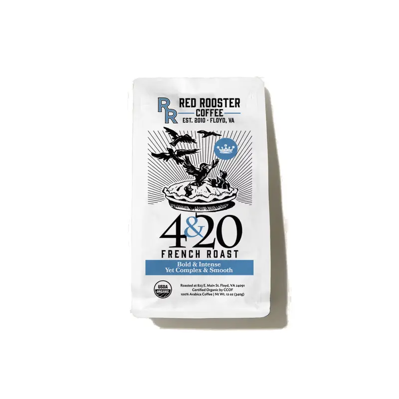 Red Rooster Organic 4&20 French Roast Coffee