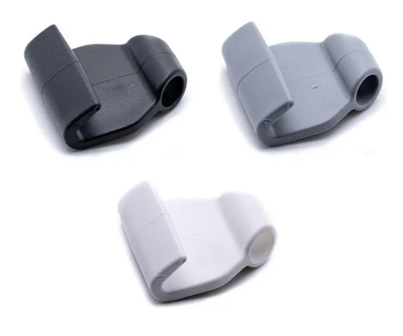 Rib Cover Hook Set – UV-Stabilized Black, White & Grey Fasteners for Inflatable RIBs