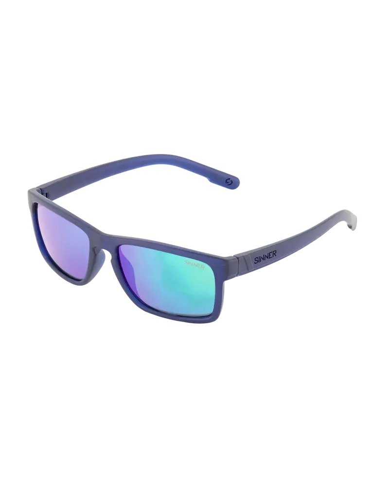 Richmond X Matte Dark Blue Sunglasses with UV Protection