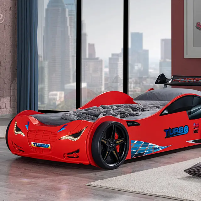 Roadstar Kids’ Car-Themed Twin Bed
