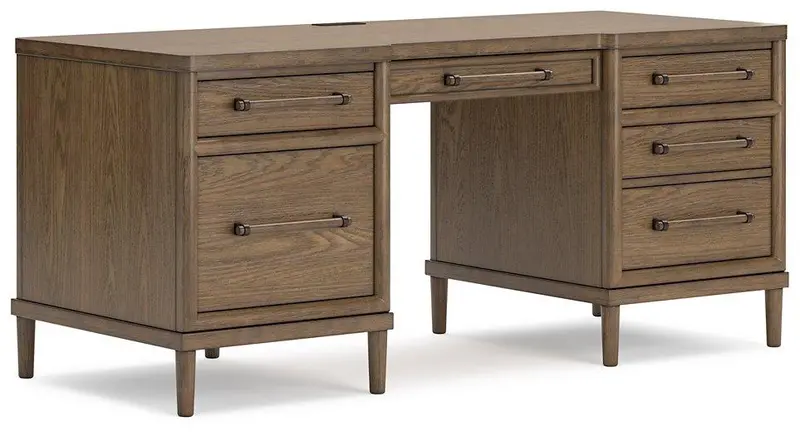 Roanhowe 68-Inch L-Shaped Home Office Desk with Cable Management