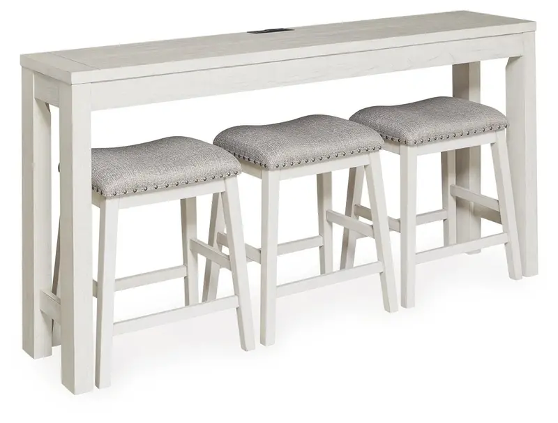 Robbinsdale Counter Height Dining Set – Table + 3 Barstools