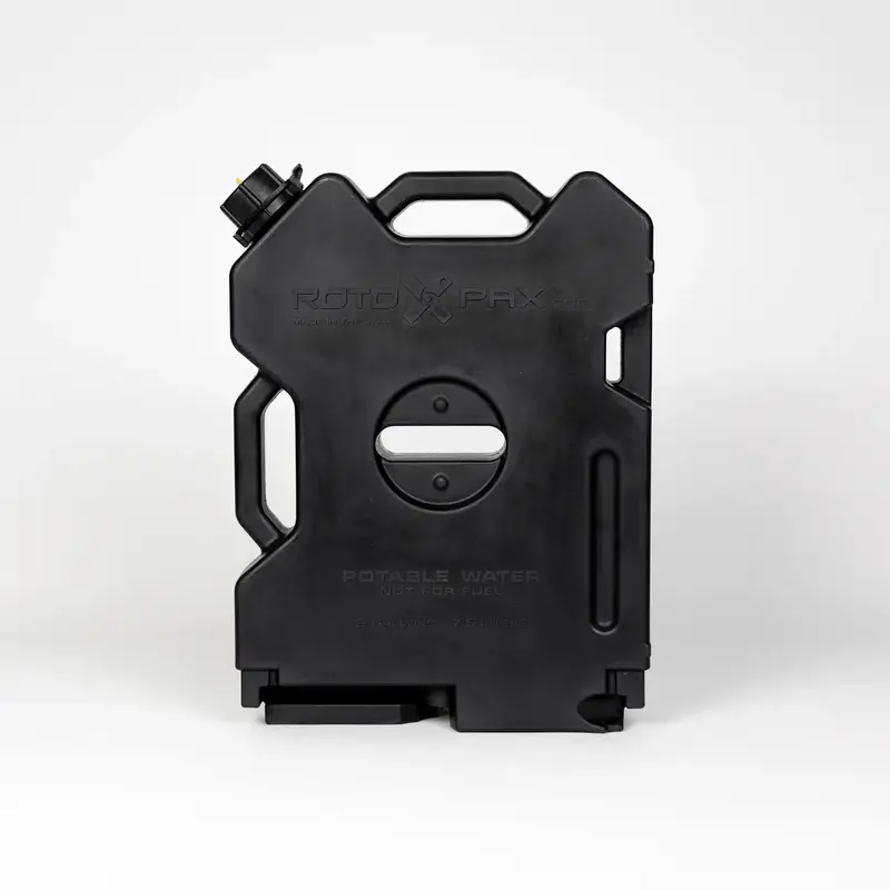 Rotopax 2-Gallon Portable Water Can – Black