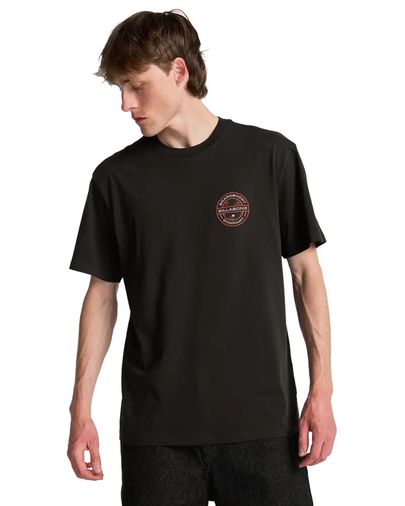 Rotor Soft-Blend T-Shirt in Washed Black