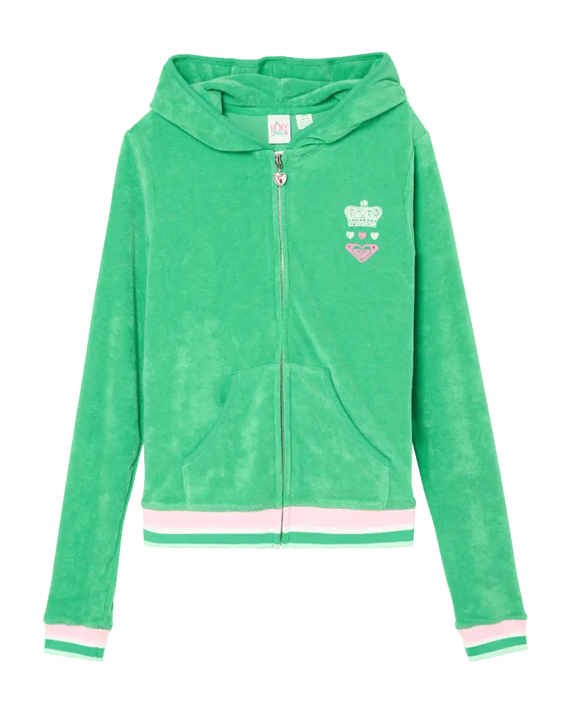 Roxy x Juicy Couture Fitted Zip Hoodie – Island Green