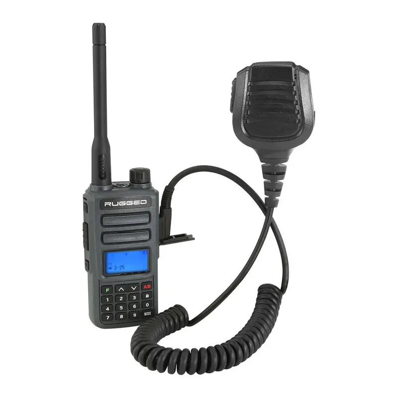 Rugged GMR2 GMRS/FRS Radio with Detachable Handheld Mic