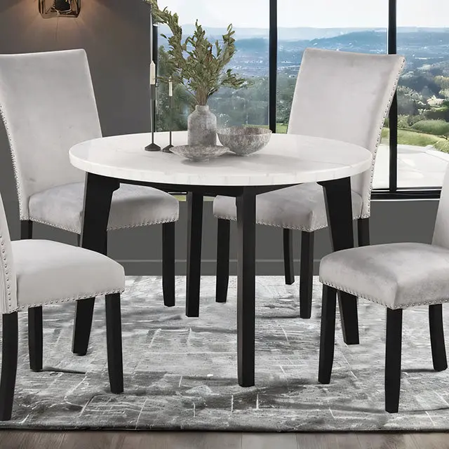 Sabro Round Solid Wood Dining Table