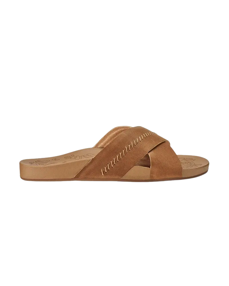 Sahara Kīpeʻa ʻOlu Leather Sliders
