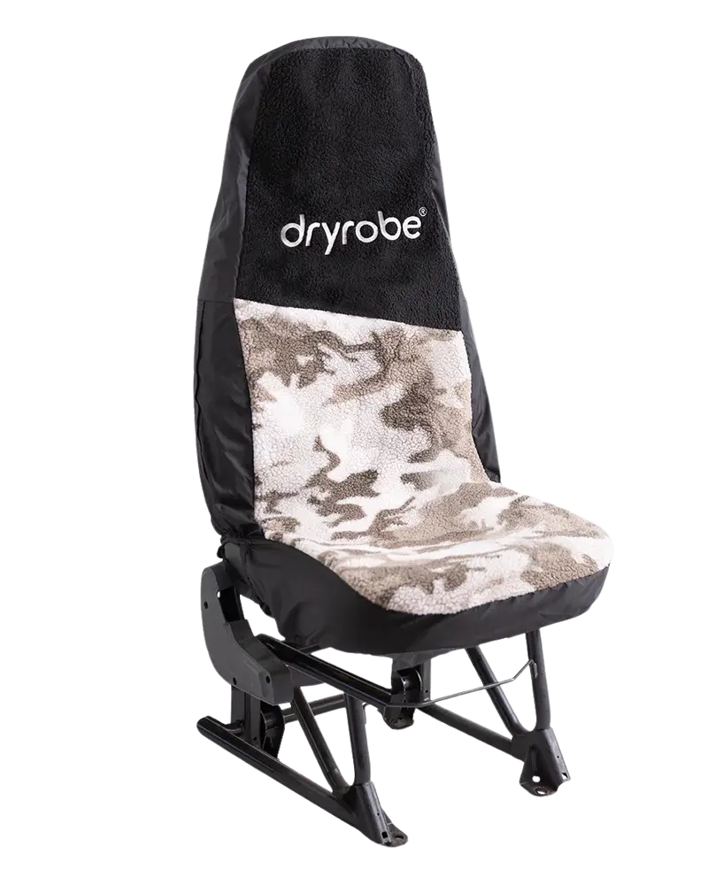 Sand Camo and Black Individual Car Seat Cover