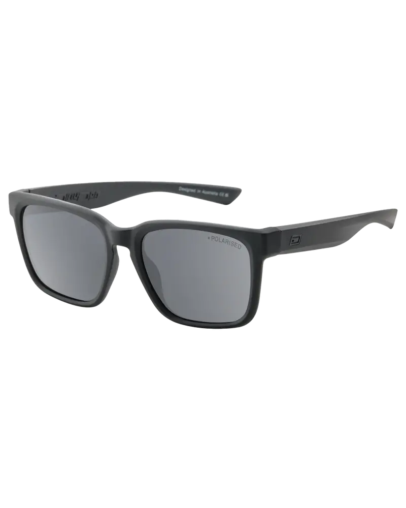 Satin Black & Grey Goat Polarised Sunglasses – Sporty Urban Design