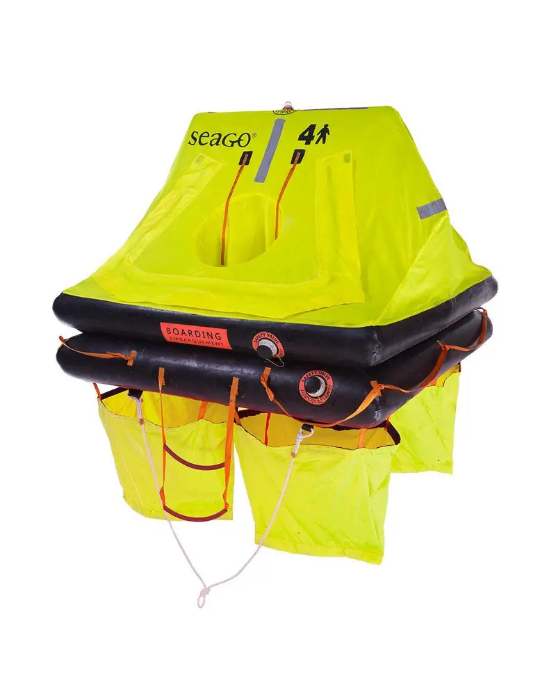 Seago Cruiser 8-Man ISO 9650-2 Liferaft – Compact Valise with <24-Hour Coastal Safety Pack