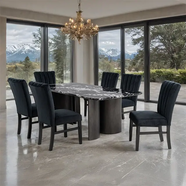 Selsey Expandable 7-Piece Dining Table Set