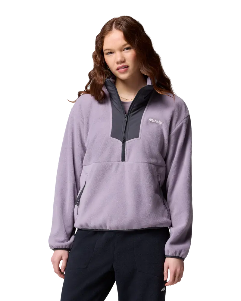 Sequoia Grove Half-Zip Fleece – Shale Purple & Shark Combo