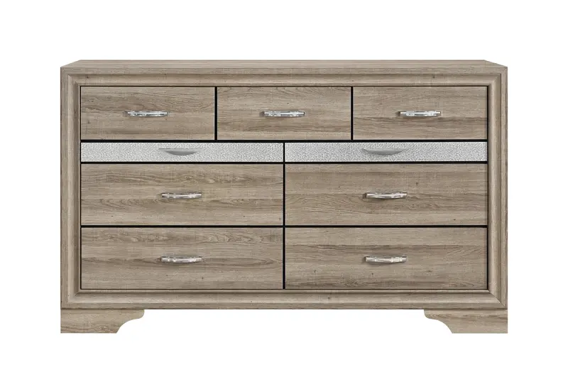 Seville Natural Wood Dresser – Rustic Modern Bedroom Furniture
