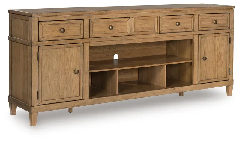 Sharlance 81-Inch Media Console for TVs up to 85 Inches