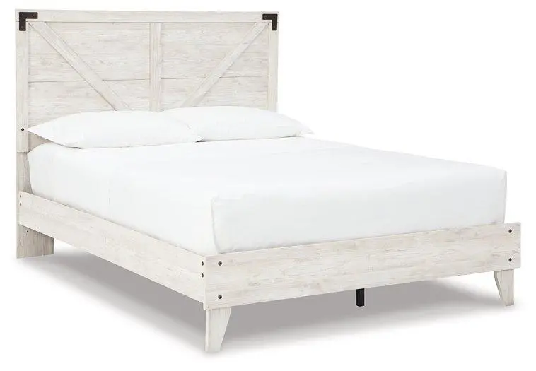 Shawburn Crossbuck-Style Panel Bed Frame