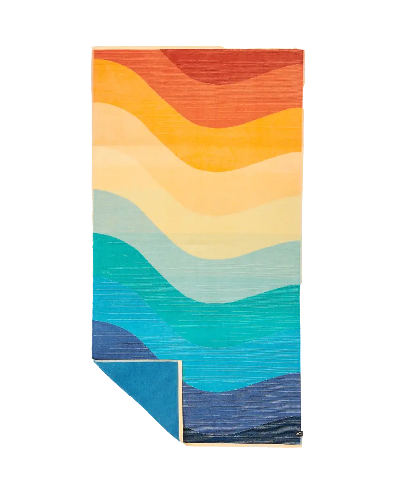 Shores Multi-Color Woven Beach Towel