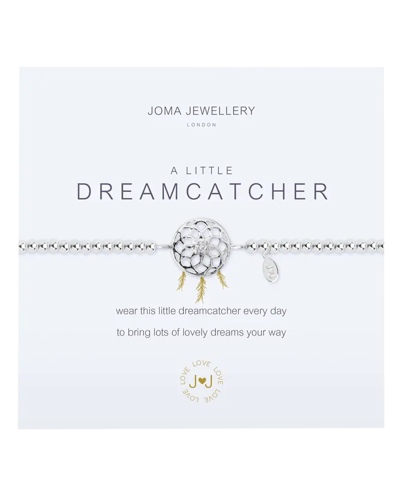 Silver Dreamcatcher Charm Bracelet