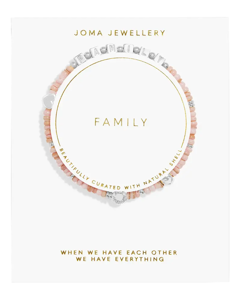 Silver Family Charm Bracelet – Happy Little Moments Collection