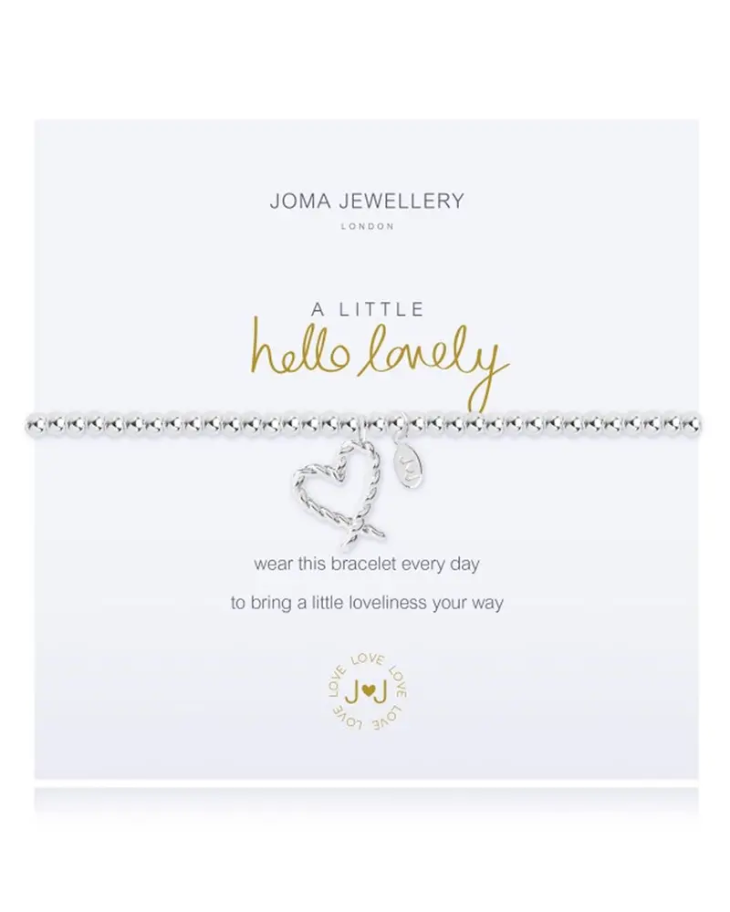 Silver ‘H Lovely’ Minimalist Bracelet