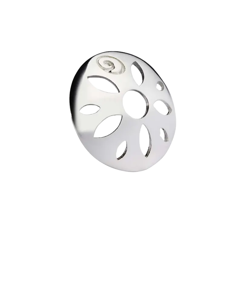 Silver Sand Dollar Toggle Clasp