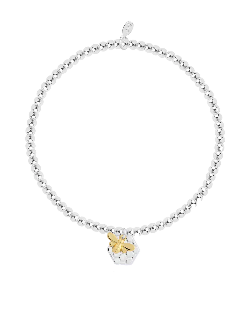 Silver ‘The Bee’s Knees’ Playful Charm Bracelet