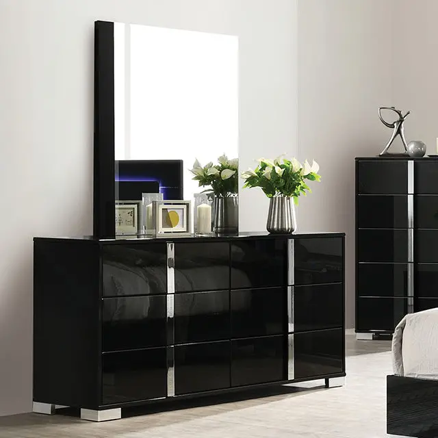 Sinistra 6-Drawer Wooden Dresser