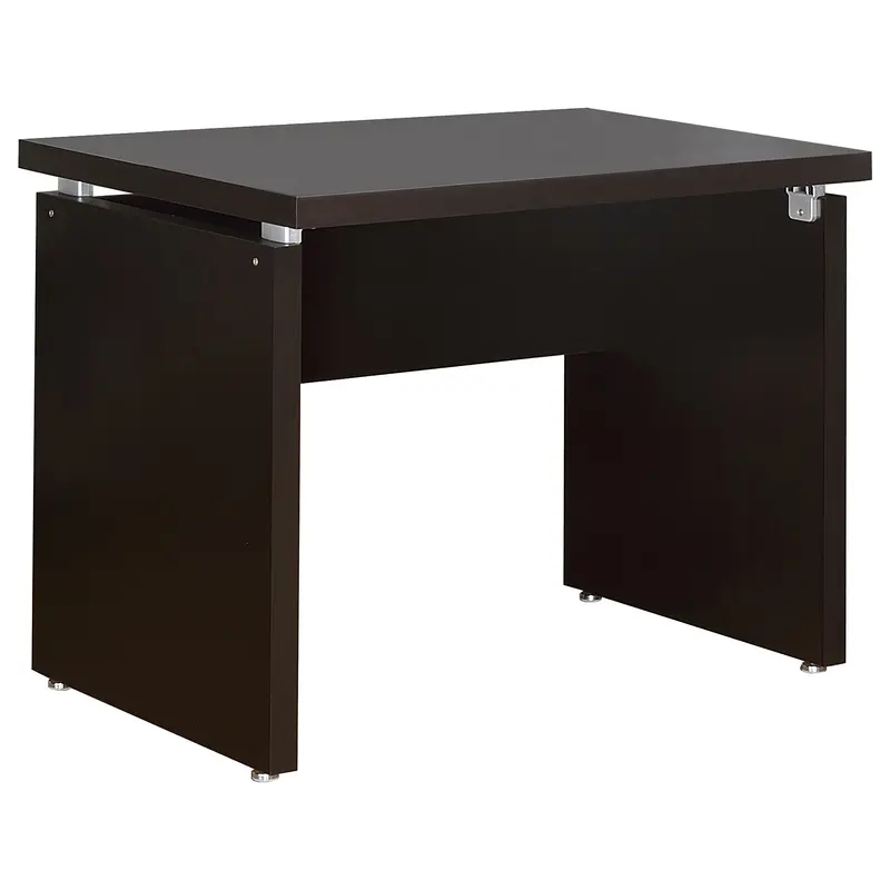 Skylar Executive Writing Desk – Walnut Veneer with Cable Management