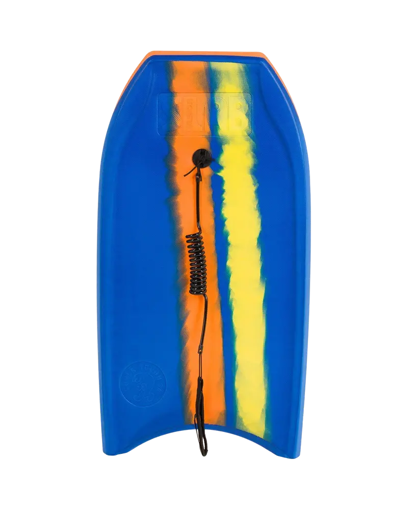 Slab Pro Slick 34-Inch Blue and Orange Stripe Bodyboard