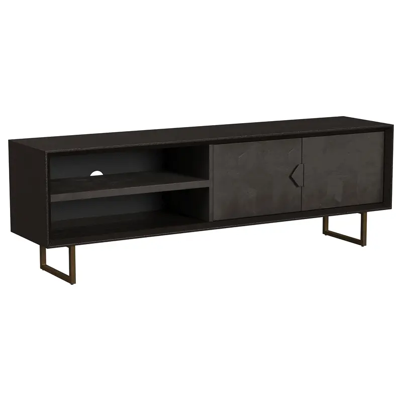 Sleek Marsden TV Stand with Adjustable Shelving