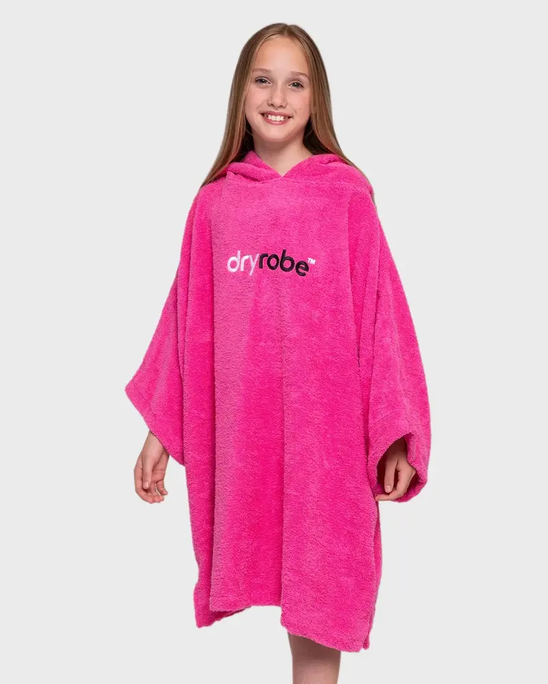 Soft Organic Cotton Kids Towel in Pink