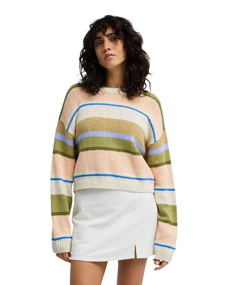 Soft Peach Make It Waves Knit Jumper