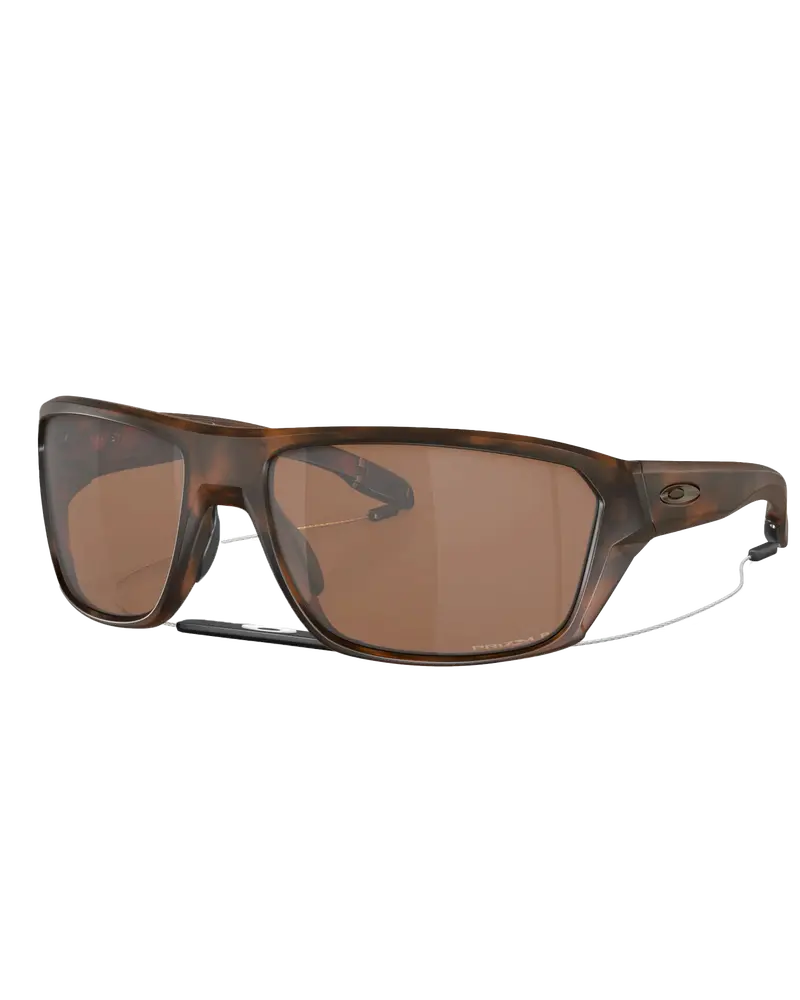 Split Shot Prizm Polarized Matte Brown Tortoise Frames with Tungsten Lens Tint