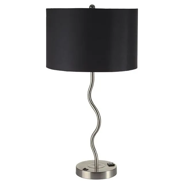 Sprig Black Ceramic Table Lamp – Two Per Carton