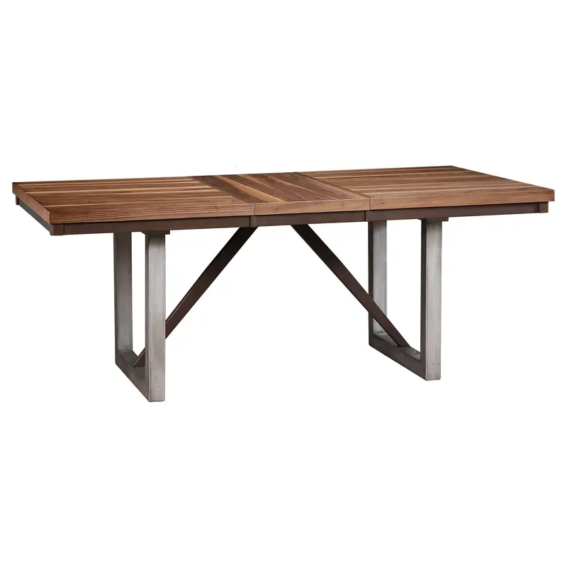 Spring Creek Extendable Dining Table – Rustic Pine Finish