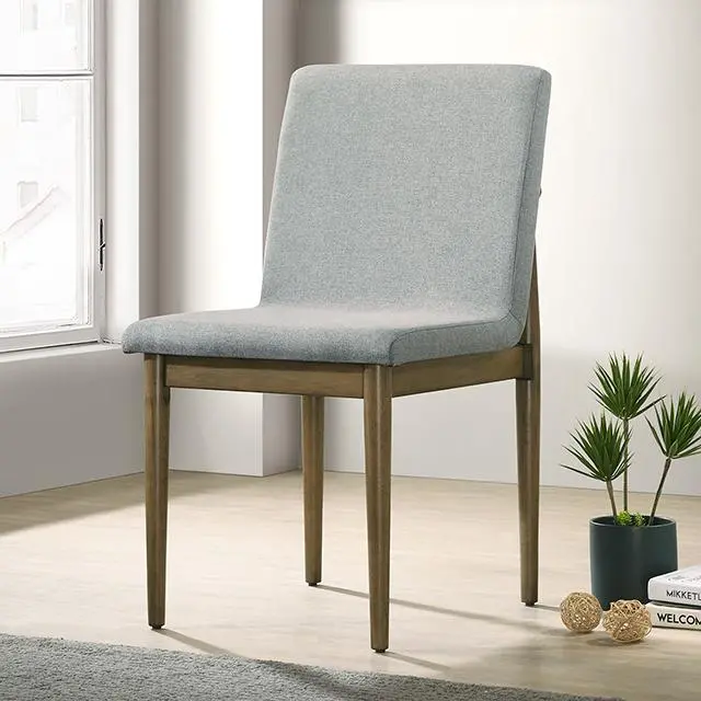 St. Gallen Side Chair – Natural & Light Gray Finish, Two Per Carton