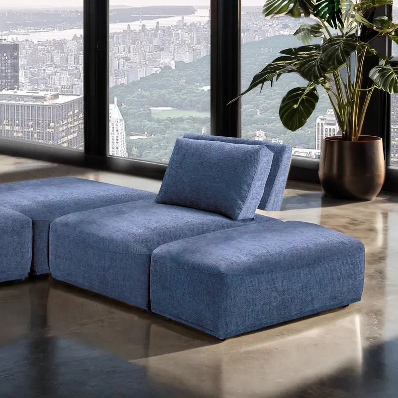 Stavanger L-Shaped Sectional Sofa – Modular Fabric