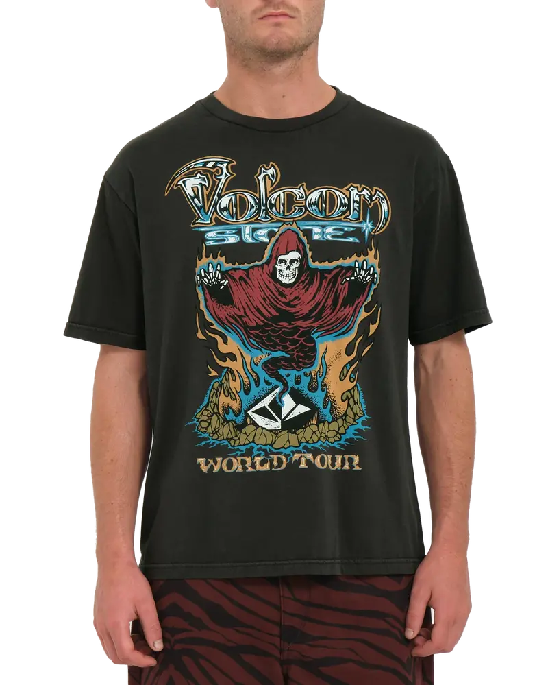 Stealth Gray Stone Ghost Graphic T-Shirt