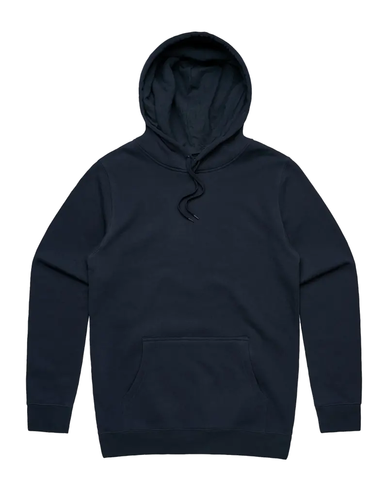 Stencil Print Navy Hoodie